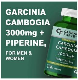 Carbamide Forte Garcinia Cambogia with Piperine for Metabolism & Weight Management | Tablet