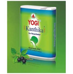 Yogi Kanthika Ayurvedic Pills for Throat Relief