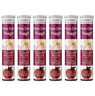 Labyrinth ACV Effervescent Tablet (15 Each) Apple