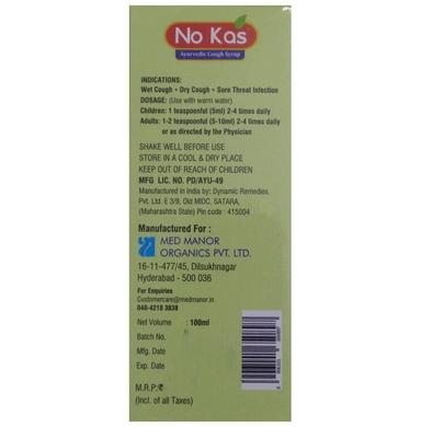 Med Manor No Kas Ayurvedic Cough Syrup