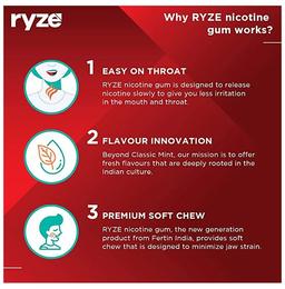Ryze Nicotine Gums 2mg (9 Each) | Flavour Royal Paan
