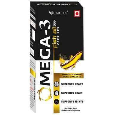 Care US Omega 3 Fish Oil Soft Gelatin Capsule