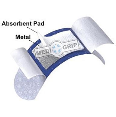 Medigrip Metal-Detectable Adhesive Bandage Blue