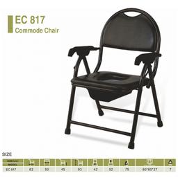 EASYCARE EC 817 Standard Steel Commode Chair Black