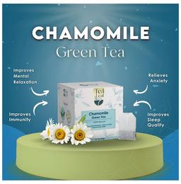 Tea Leaf & Co Chamomile Green Tea Bag (1.1gm Each)