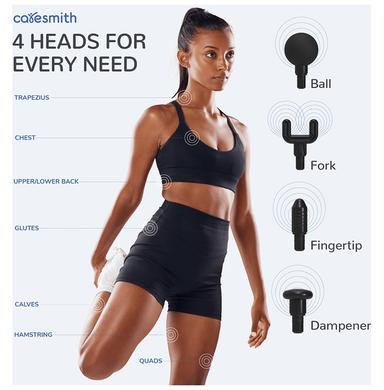 Caresmith Charge Boost Massage Gun Black