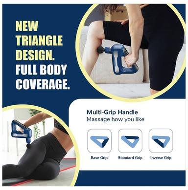 Caresmith Charge Flex Cordless Massage Gun Blue