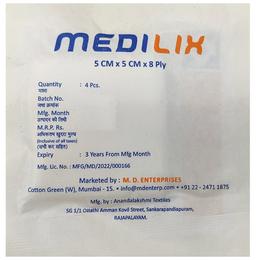 Medilix Gauze Swab Pack 5cm x 5cm x 8ply