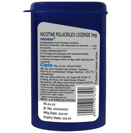Nicotex 1mg Mints Sugar Free Cool Mint Plus