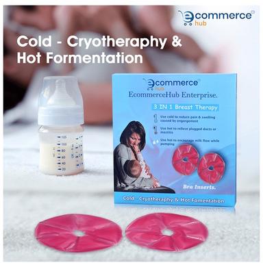 EcommerceHub 3 In 1 Hot & Cold Breast Therapy Gel Pad