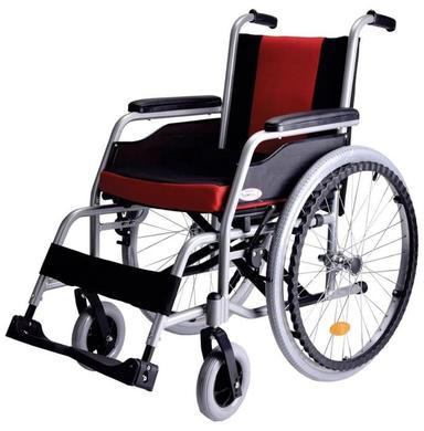 Vissco 2967 Superio Aluminium Wheelchair with Fix Wheels and Plastic Rim