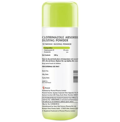 Tetmosol Anti-Fungal Dusting Powder for Skin Infection & Itching Relief | Fresh Lime Fragrance