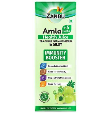 Zandu Amla +5 Herbs Juice with Giloy | For Immunity, Bones & Hair
