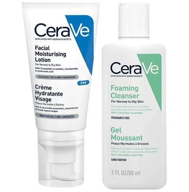 Cerave Night Time Facial Skin Care Routine