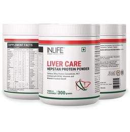 Inlife Hepstan Whey Protein with Vitamins & Minerals | For Liver Care | Flavour Vanilla Powder