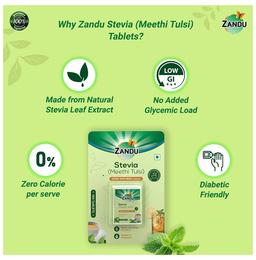 Zandu Stevia (Meethi Tulsi) Tablet