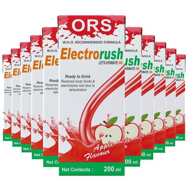 Electrorush ORS Pack (200ml Each) Apple