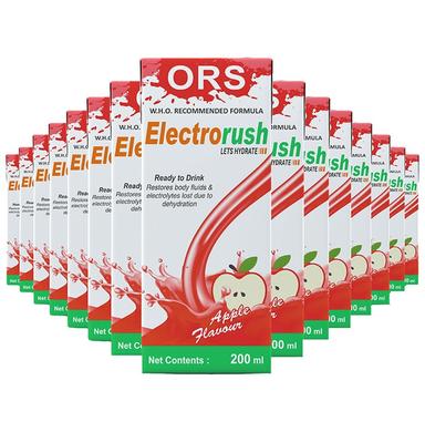 Electrorush ORS Pack (200ml Each) Apple