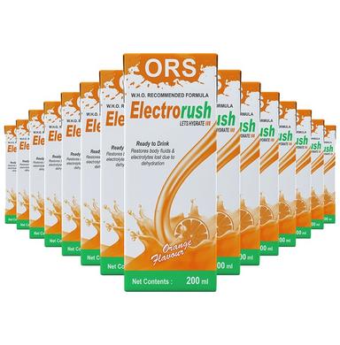 Electrorush ORS Pack (200ml Each) Orange