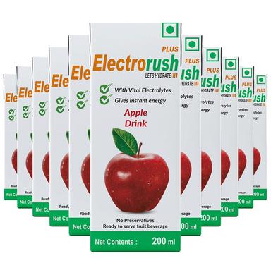 Electrorush Plus Drink Pack (200ml Each) Apple