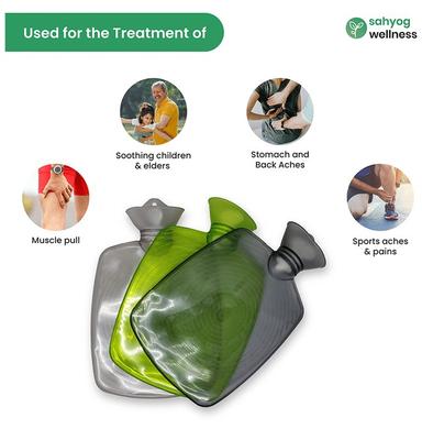 Sahyog Wellness PVC Hot & Cold Water Bottle Multicolor
