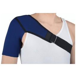 Medtrix Compression Neoprene Shoulder Brace Blue and Black Right