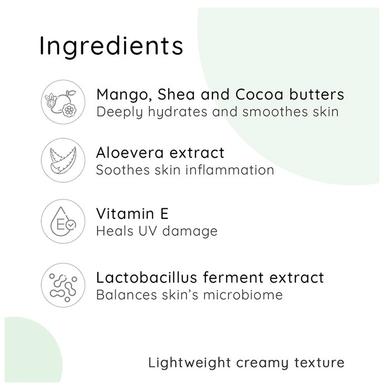 Elovera Pro Moisturising Cream with Cocoa Butter, Shea Butter & Mango Butter | Probiotic Infused for Healthy Skin Balance