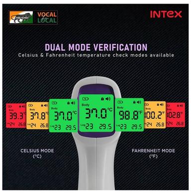 Intex Thermosafe Non-Contact Digital Infra Red Thermometer Gun