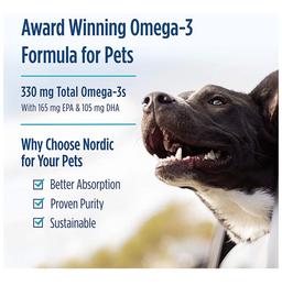 Nordic Naturals Omega-3 Pet Softgel for Optimal Pet Health and Wellness