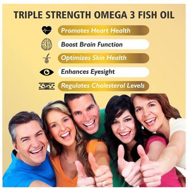 End2End Nutrition Triple Strength Omega 3 Fish Oil Softgel (60 Each)