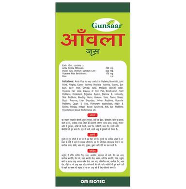 Gunsaar Amla Juice with Aloevera & Tulsi