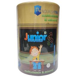 Nourishtra Multivitamin and Mineral Junior Gummies Lemon & Strawberry Gluten Free