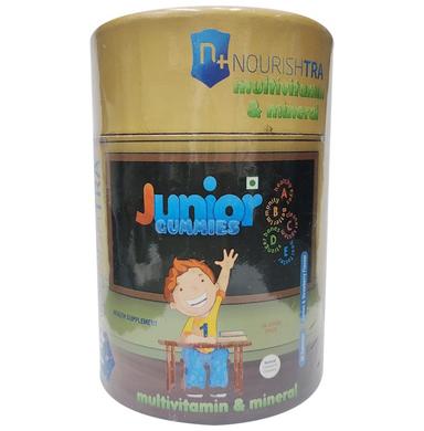 Nourishtra Multivitamin and Mineral Junior Gummies Lemon & Strawberry Gluten Free