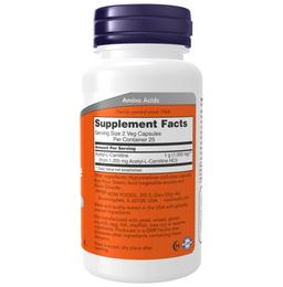 Now Acetyl-L-Carnitine 500mg Veg Capsule