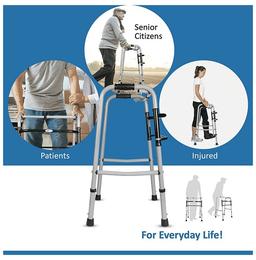 Entros W779A Iron Height Adjustable Lightweight Folding Walker