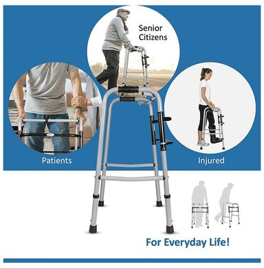 Entros W779A Iron Height Adjustable Lightweight Folding Walker