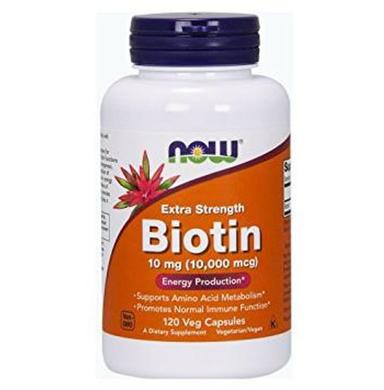 Now Foods Extra Strength Biotin 10000mcg Veg Capsules
