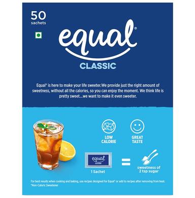 Equal Classic Zero Calorie from Sucralose Sachet (50 Each)