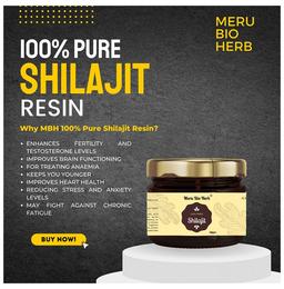 Meru Bio Herb 100% Pure Shilajit