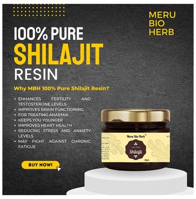 Meru Bio Herb 100% Pure Shilajit