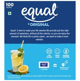 Equal Original Low Calories Sweetener Sachet (100 Each)