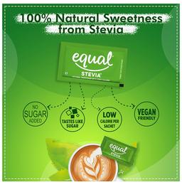 Equal Stevia Low Calorie Sweetner Sachet (100 Each)