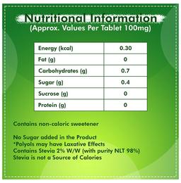 Equal Stevia Natural Sweetener with Zero Calorie Tablet (100 Each)