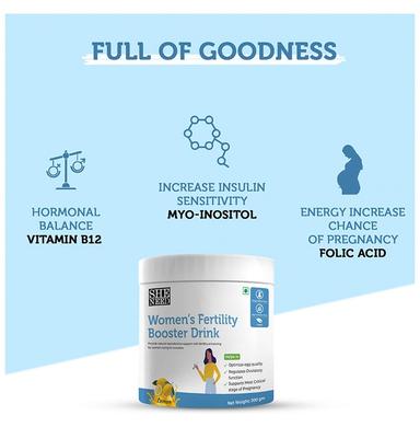 SheNeed Women's Fertility Booster Drink (300gm Each) Lemon