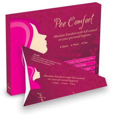 Pee Comfort Disposable, Portable Female Urination Device