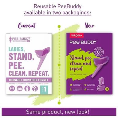 PeeBuddy Stand and Pee Reusable Urination Funnel