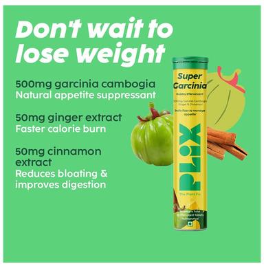 Plix Life Garcinia Cambogia Effervescent Tablet (15 Each) Pineapple Twist