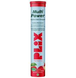 Plix Multi Power Apple Cider Vinegar Effervescent Tablet (15 Each) Bottle Apple Burst