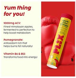 Plix Original Apple Cider Vinegar with the Mother Bubbly Effervescent Tablet
