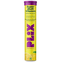 Plix Super Multi Vitamin Bubbly Effervescent Tablet Lemon